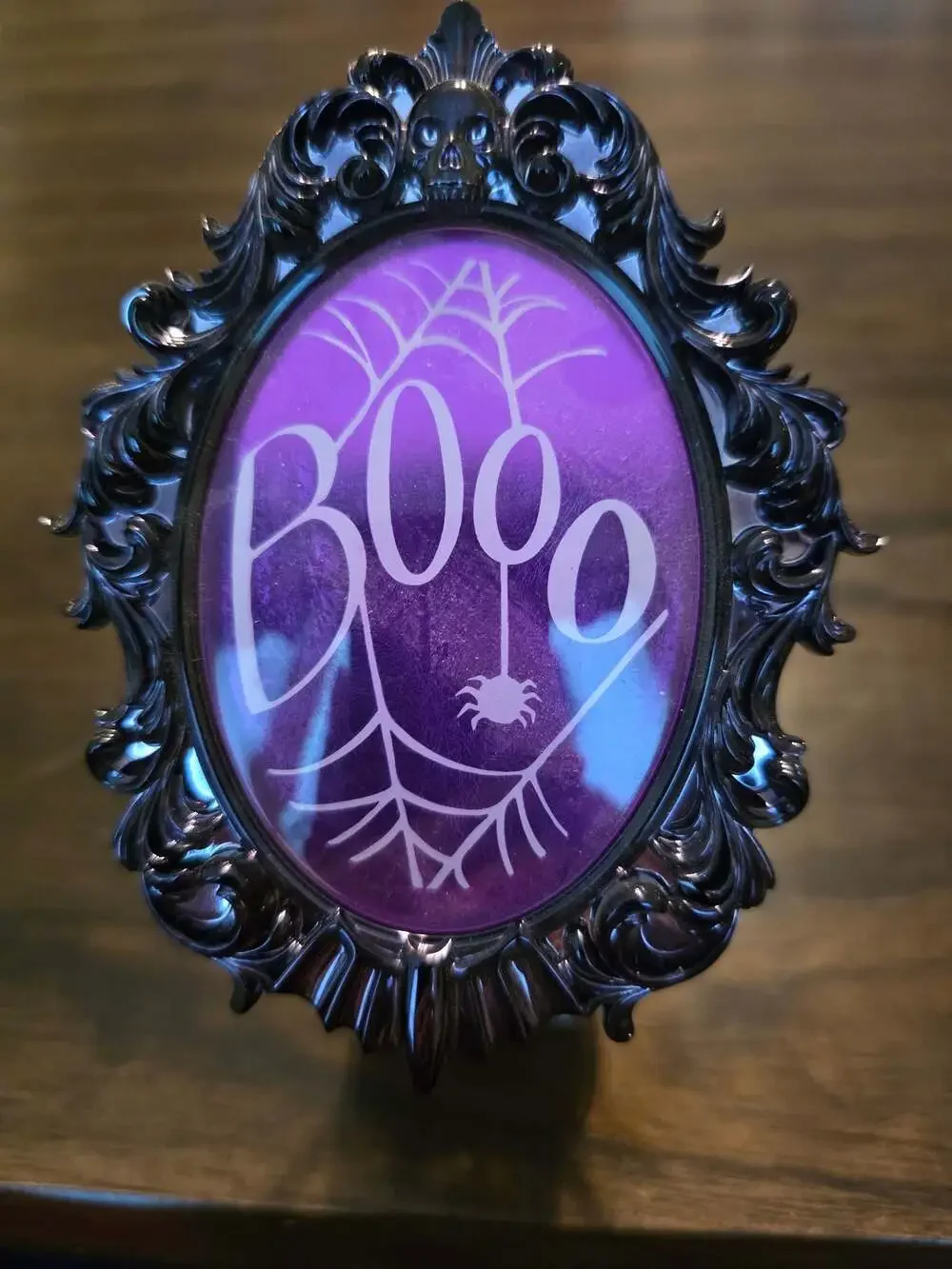 Bath & Body Works Halloween BOO Skull Frame Wallflower Plug-In